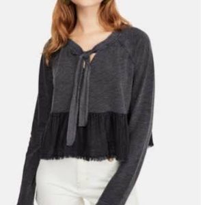 Free People Sweet Jane Colorblocked Top (New)